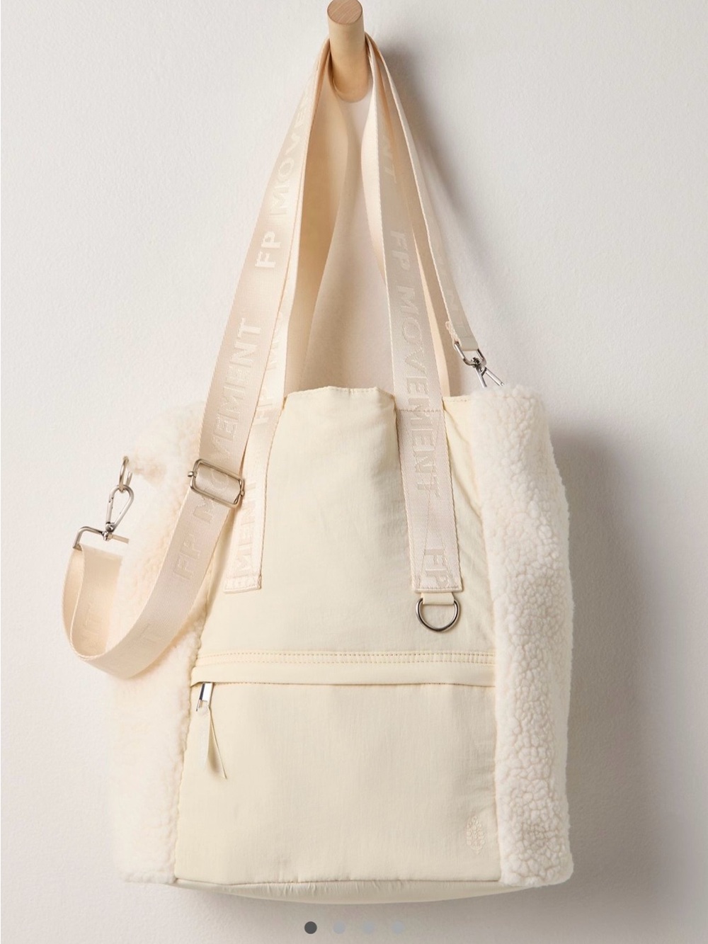 Free People Slopes Sherpa Bucket Bag NWT